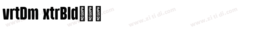 AvertaDemo ExtraBold字体转换